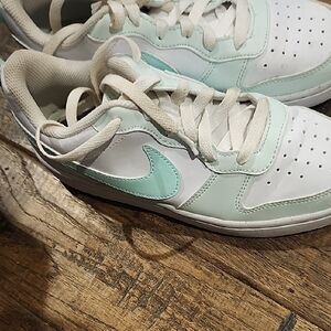 Nike Kids Sneakers - Mint Green and White